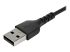 StarTech.com 1 m USB 2.0 till USB-C-kabel -&nbsp;svart&nbsp; - Närbild