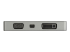 StarTech.com USB C Multiport Video Adapter, 4K 60Hz UHD Portable 5-in-1 USB Type C to HDMI 2.0, Mini DisplayPort, VGA or DVI (1080p), 95W PD Passthrough, Cable Management, Aluminum Adapter - Tillbaka