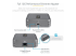 StarTech.com Thunderbolt 3 to Ethernet Adapter, 10GbE, Multi-Gigabit, Thunderbolt 3 to RJ45 Network Adapter, 10GBASE-T/5-2.5GBASE-T NIC, TB3/TB4 10G Network Adapter w/ TB3-Certified Cable, TB3 10GbE, Win/Mac (TB310G2) - Flera vinklar