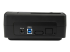StarTech.com USB 3.1-dockningsstation (10 Gbps) med ett fack för 2,5/3,5 inch SATA SSD/HDD - Tillbaka
