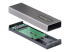 StarTech.com USB-C 10Gbps to M.2 NVMe or M.2 SATA SSD Enclosure, Tool-free M.2 PCIe/SATA NGFF SSD Enclosure, Portable Aluminum Case, USB Type-C & USB-A Host Cables, For 2230/2242/2260/2280 - Insida