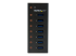 StarTech.com USB 3.0-hubb med 7 portar – skrivbords- eller väggmonterbart metallkabinett - Framsidan