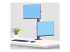 StarTech.com Desk Mount For 2x Vertically Stacked Monitors, Dual 49", TAA - Höger vinkel