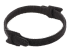StarTech.com 6in Hook and Loop Cable Ties, 50 Pack, Black, Reusable Cable Straps, Adjustable and Flexible, Cord Organizer Tie/Wraps for Professional Cable Management - Vänster vinkel