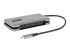 StarTech.com 4-Port USB-C Hub, 4x USB-C Ports, USB 3.1 10Gbps, Portable USB C Hub with 100W Power Delivery Pass-Through, Portable USB Type C Hub w/ 9.8in (25cm) Wrap-Around Cable - Vänster vinkel