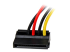 StarTech.com 15 cm 4-stifts Molex till vänstervinklad SATA-strömkabeladapter - Närbild