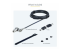 StarTech.com 25-Pack Universal Laptop Lock 6.6ft, Keyed Alike Locking Cable, Security Cable, Compatible w/Noble Wedge/Nano/K-Slot, Anti-Theft Cut-Resistant Cable - Höger vinkel