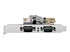 StarTech.com 2-Port PCI Express Serial Card, Dual Port PCIe to RS232 (DB9) Serial Interface Card, 16C1050 UART, Standard or Low Profile Brackets, COM Retention, For Windows & Linux - Framsidan