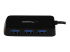 StarTech.com Bärbar SuperSpeed mini USB 3.0-hubb med 4 portar - Framsidan