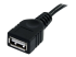 StarTech.com 1,8 m svart USB 2.0-förlängningskabel A till A – M/F - Närbild