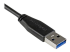 StarTech.com 1m 3 ft Slim Micro USB 3.0 Cable M/M - Närbild