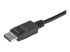 StarTech.com 2 Port USB 4K60Hz DisplayPort KVM-switch med inbyggda kablar - Närbild