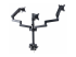 StarTech.com Triple Monitor Desk Mount For Up To Three 27in Screens, VESA 75x75/100x100, Tool-Less Arm Adjustments, C-Clamp/Grommet Mount, Spring-Assisted Arms - Tillbaka