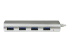 StarTech.com Bärbar USB 3.0-hubb med 4 portar och inbyggd kabel - Framsidan