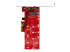 StarTech.com x4 PCI Express 3.0 till M.2 PCIe NVMe SSD Adapter - Ovansidan