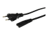 StarTech.com 1 m nätsladd för bärbara datorer, EU-kontakt till C7, 2,5 A 250 V, 18AWG, ersättningssladd för bärbara datorer, strömkabel för bärbara datorer, laddarkabel för bärbara datorer, strömförsörjningskabel för bärbara datorer - Höger vinkel