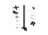 StarTech.com Desk Mount For 2x Vertically Stacked Monitors, Dual 49", TAA - Framsidan