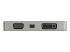 StarTech.com USB C Multiport Video Adapter, 4K 60Hz UHD Portable 5-in-1 USB Type C to HDMI 2.0, Mini DisplayPort, VGA or DVI (1080p), 95W PD Passthrough, Cable Management, Aluminum Adapter - Ovansidan