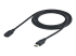 StarTech.com 2m (6ft) HDMI Extension Cable, Ultra HD HDMI Male to Female Cable, 4K HDMI Cable Extender, 4K 30Hz UHD HDMI Cable with Ethernet M/F, High Speed HDMI 1.4 Cable, 10.2Gbps - Höger vinkel