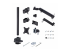 StarTech.com Triple Monitor Desk Mount For Up To Three 27in Screens, VESA 75x75/100x100, Tool-Less Arm Adjustments, C-Clamp/Grommet Mount, Spring-Assisted Arms - Framsidan