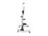 StarTech.com Rolling TV Cart/Stand On Wheels, Up to 100inch/220lb Screens - Vänster sida
