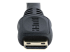 StarTech.com 5in Mini HDMI to HDMI Adapter, 4K High Speed HDMI Adapter, 4K 30Hz Ultra HD High Speed HDMI Adapter, HDMI 1.4, Gold Plated Connectors, UHD Mini HDMI Adapter 4K, Black - Närbild