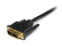 StarTech.com 6ft (1.8m) HDMI to DVI Cable, DVI-D to HDMI Display Cable (1920x1200p), Black, 19 Pin HDMI Male to DVI-D Male Cable Adapter, Digital Monitor Cable, M/M, Single Link - Närbild