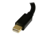 StarTech.com 15 cm Mini DisplayPort till DisplayPort-videokabeladapter – M/F - Närbild