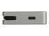 StarTech.com USB C Multiport Video Adapter, 4K 60Hz UHD Portable 5-in-1 USB Type C to HDMI 2.0, Mini DisplayPort, VGA or DVI (1080p), 95W PD Passthrough, Cable Management, Aluminum Adapter - Höger sida