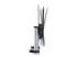 StarTech.com Rolling TV Cart/Stand On Wheels, Up to 100inch/220lb Screens - Vänster sida