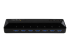 StarTech.com USB 3.0-hub med 7 portar och dedicerade laddningsportar - Framsidan
