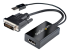 StarTech.com DVI till DisplayPort-adapter med USB-ström - Höger vinkel